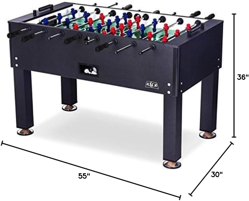 KICK Onyx 55" Foosball Table (Obsidian)