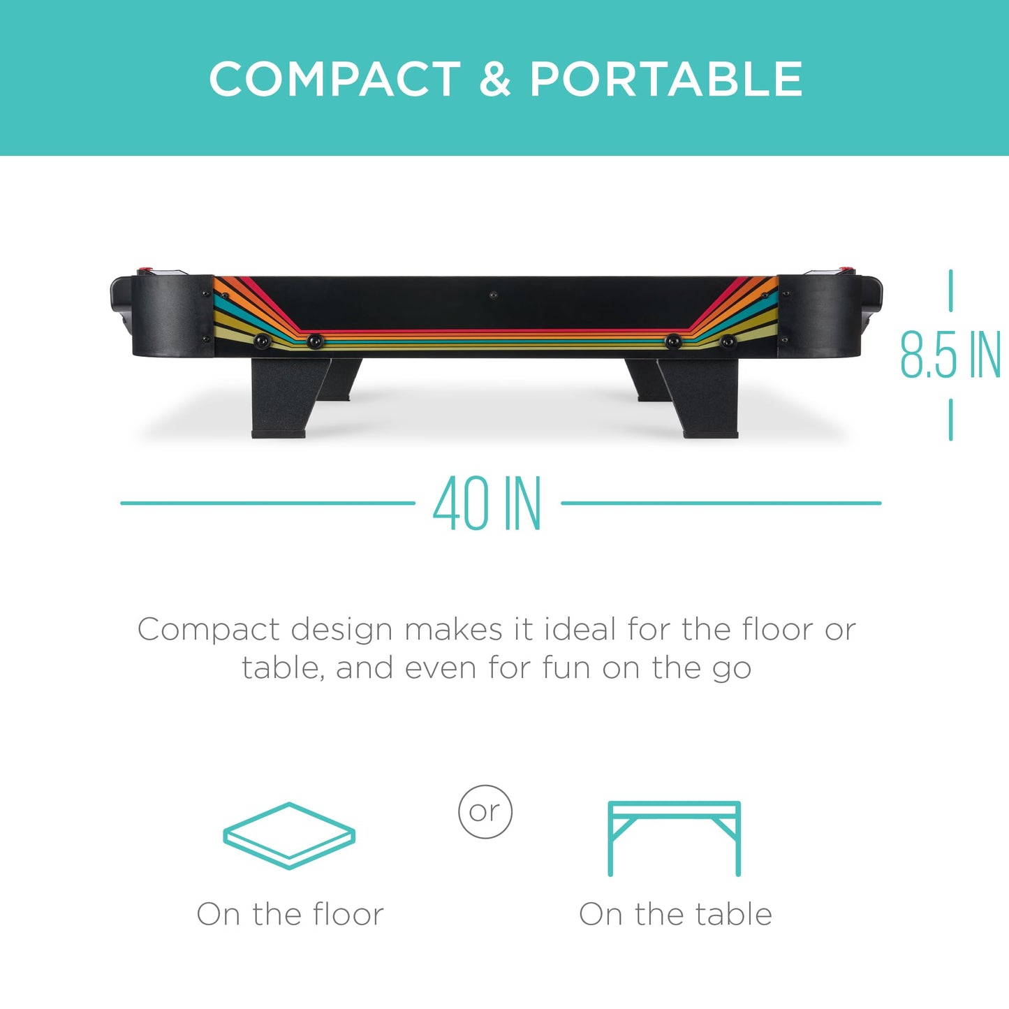 40" Air Hockey Table