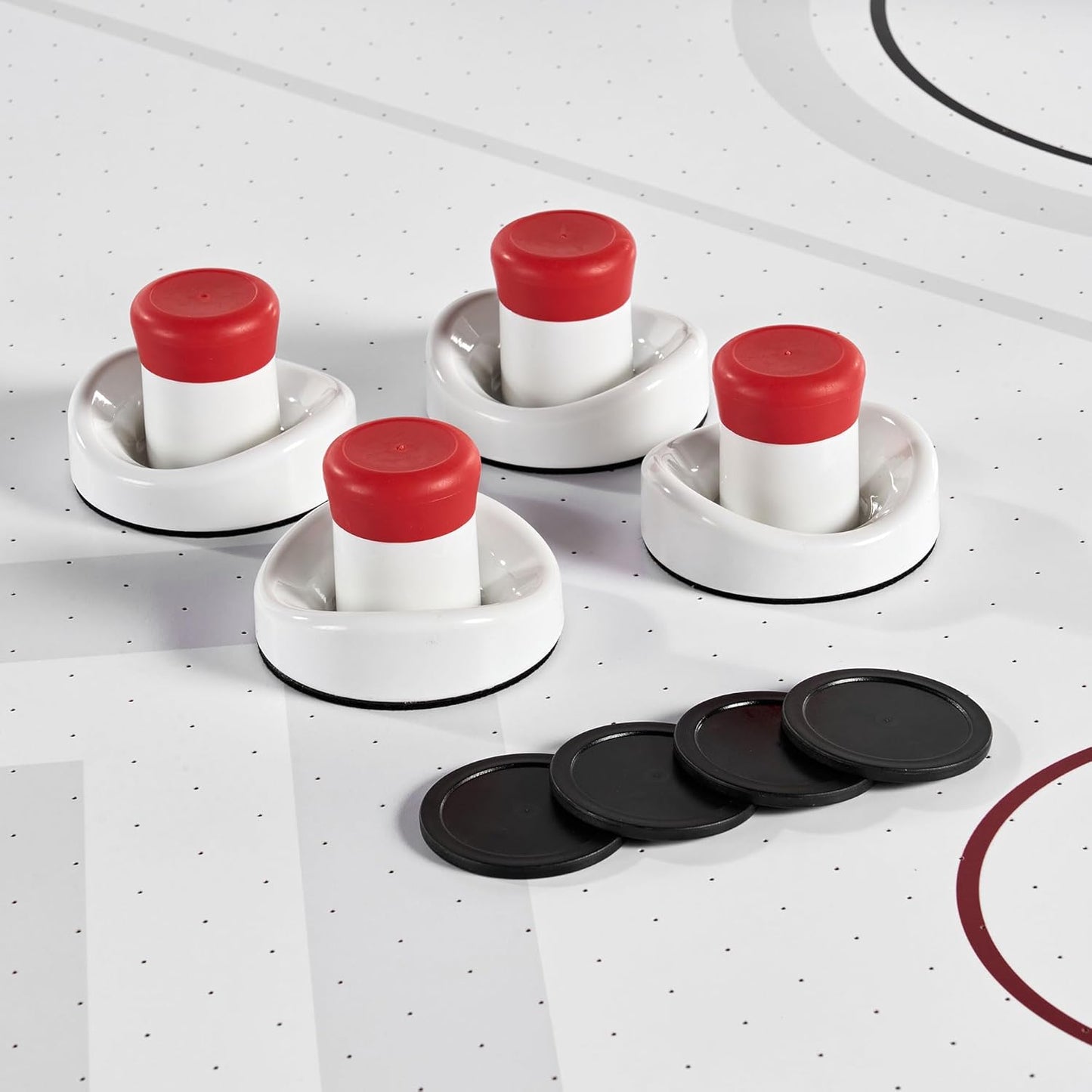 Air Hockey 84 Inch Table with LED Scorer, Indoor Arcade Game