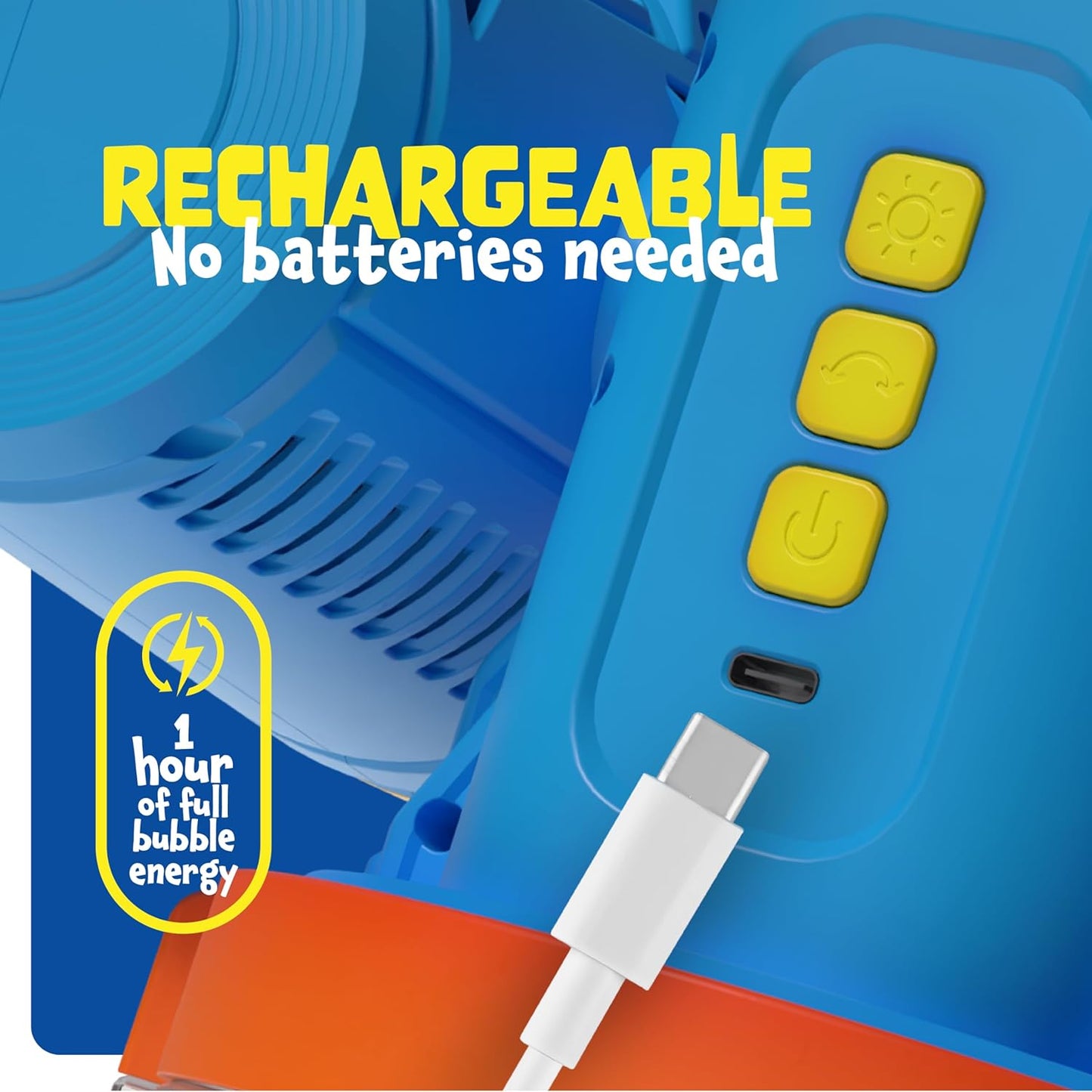 Bubble Machine for Kids – Rechargeable