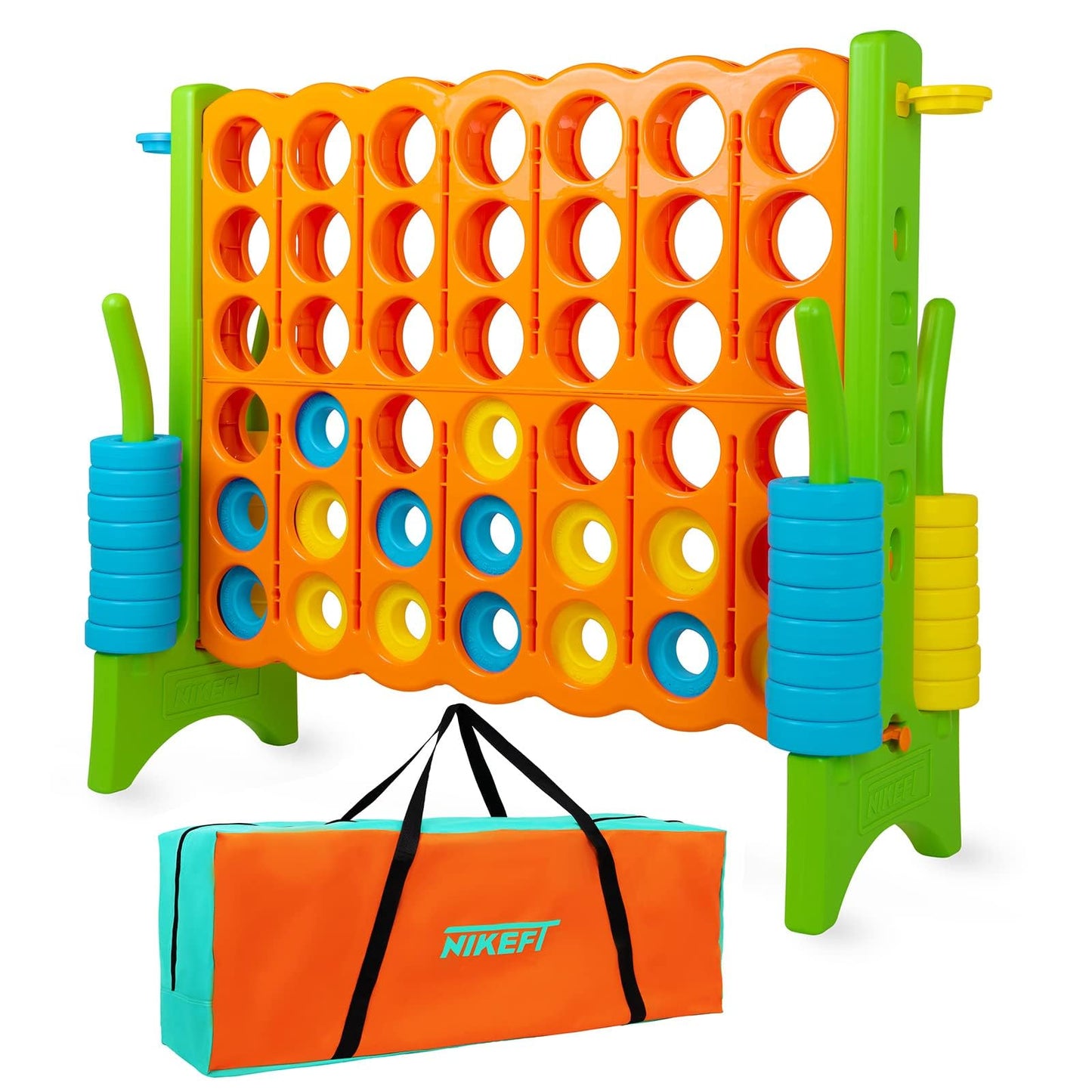 Jumbo 4-in-Row Game Set – 42 Rings