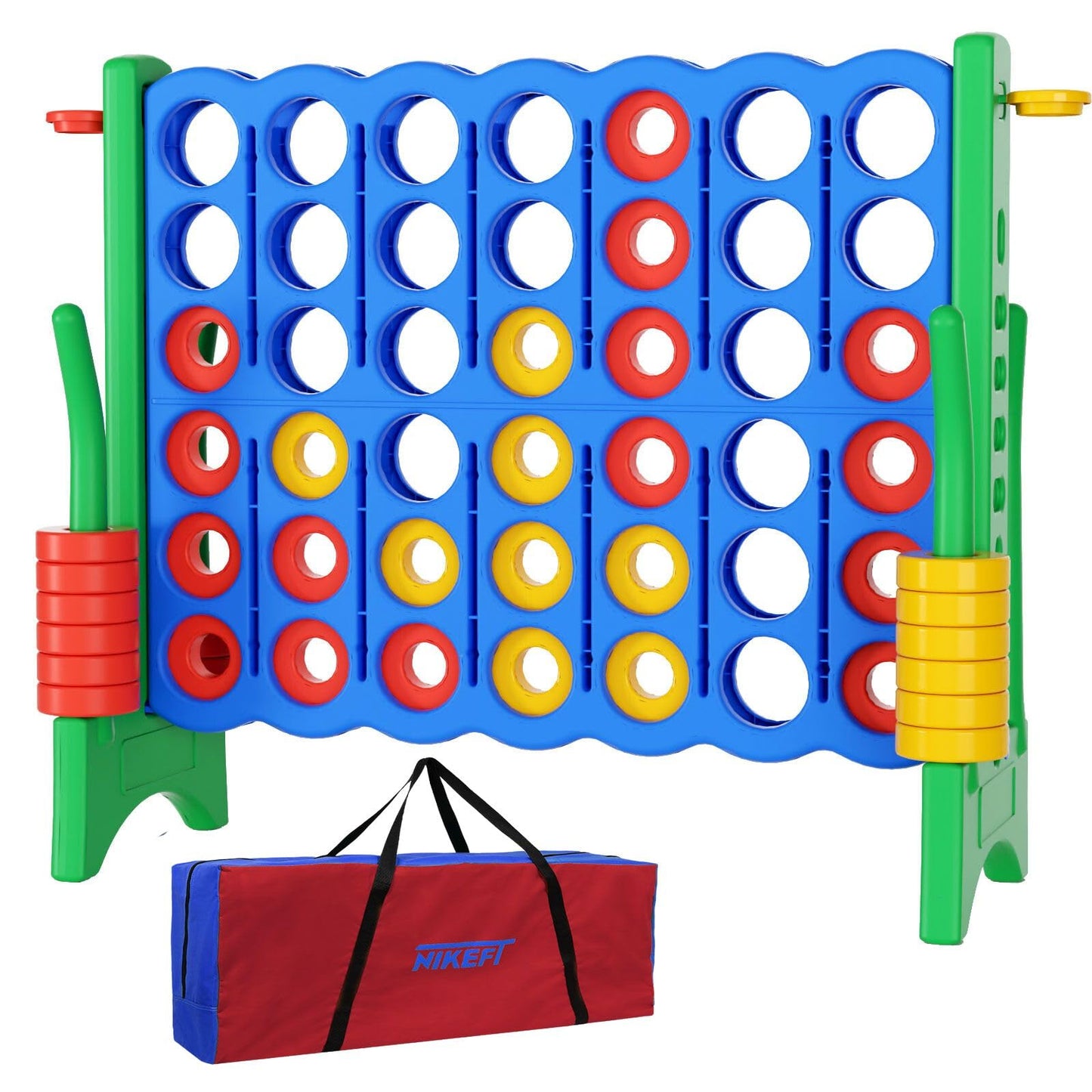 Jumbo 4-in-Row Game Set – 42 Rings