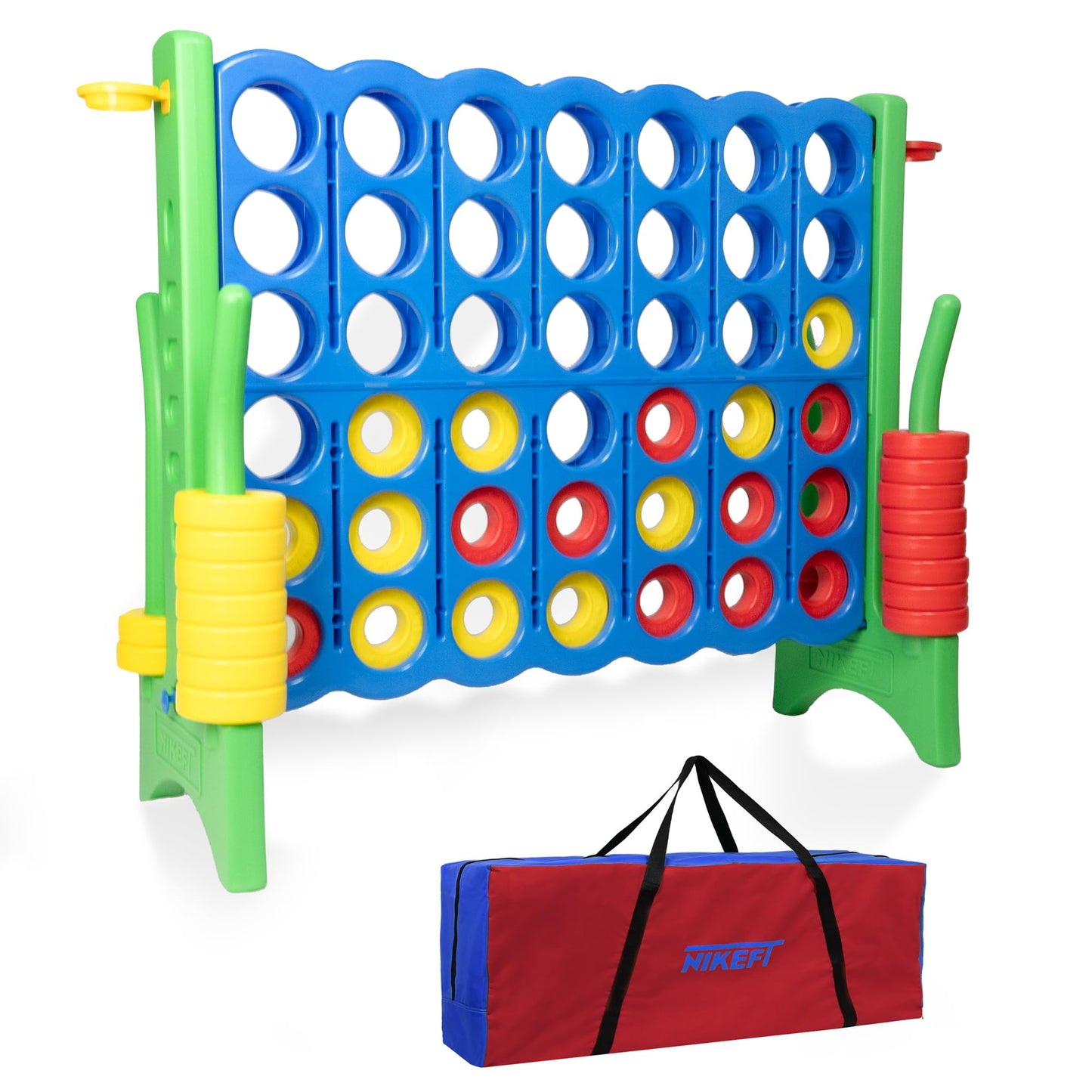 Jumbo 4-in-Row Game Set – 42 Rings