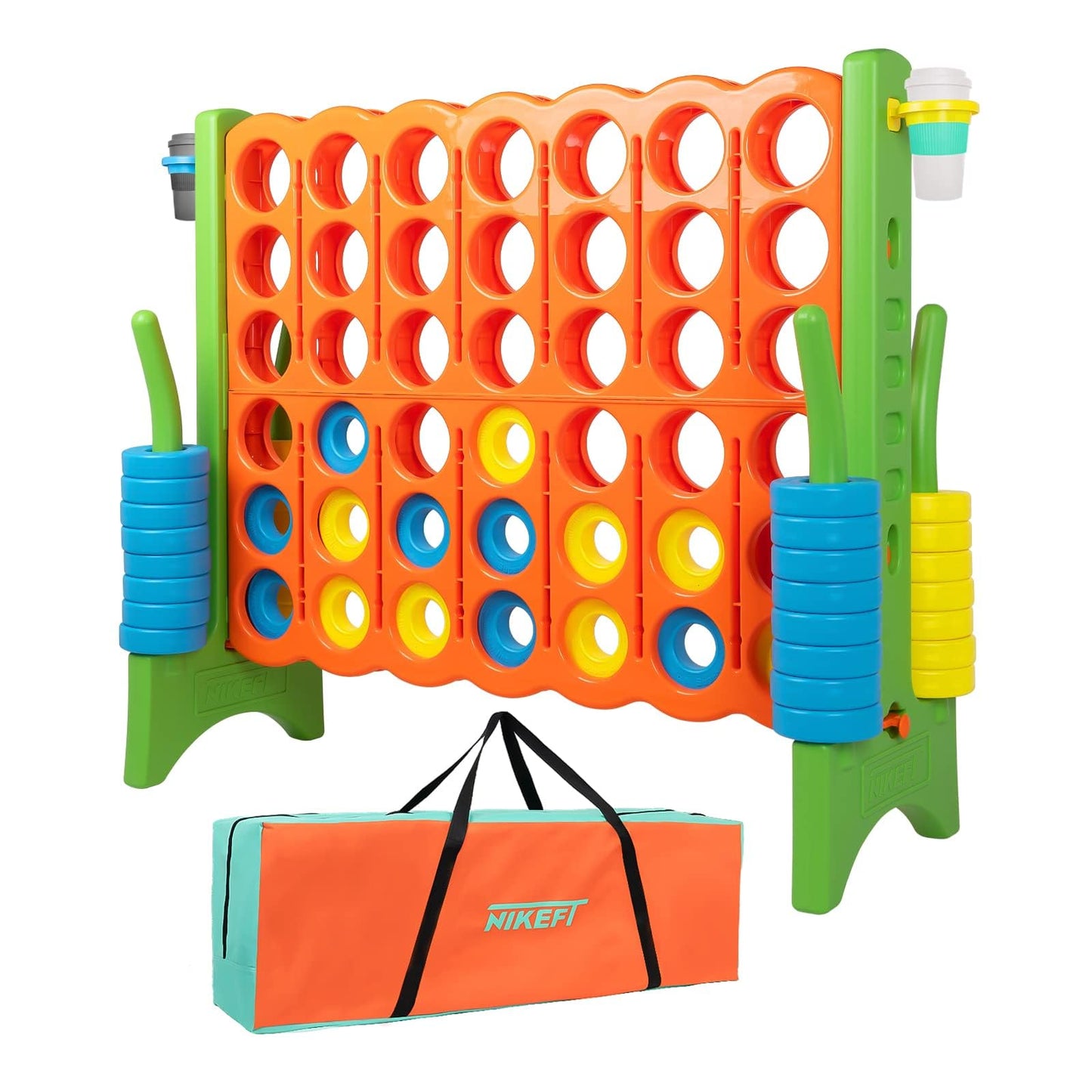 Jumbo 4-in-Row Game Set – 42 Rings