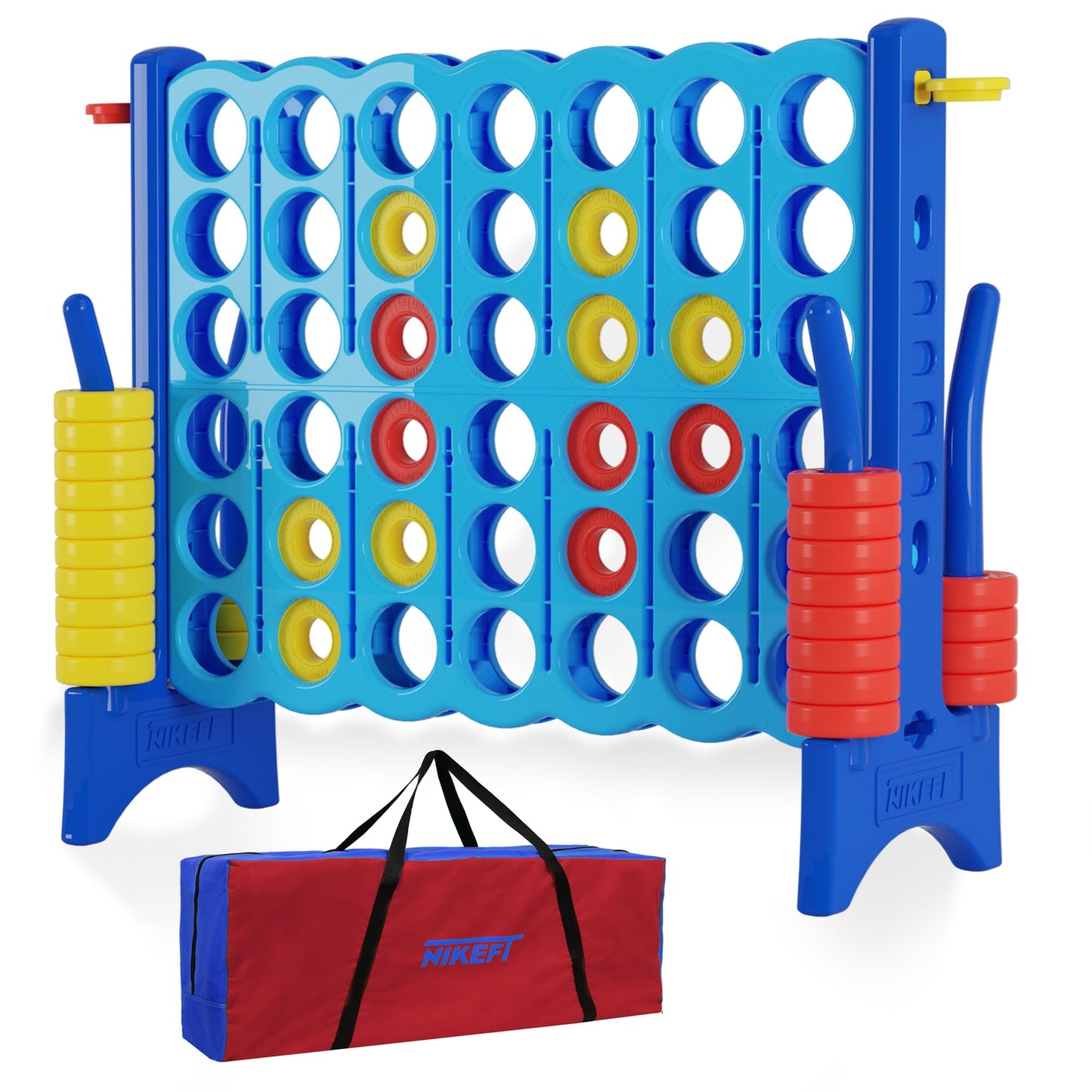 Jumbo 4-in-Row Game Set – 42 Rings