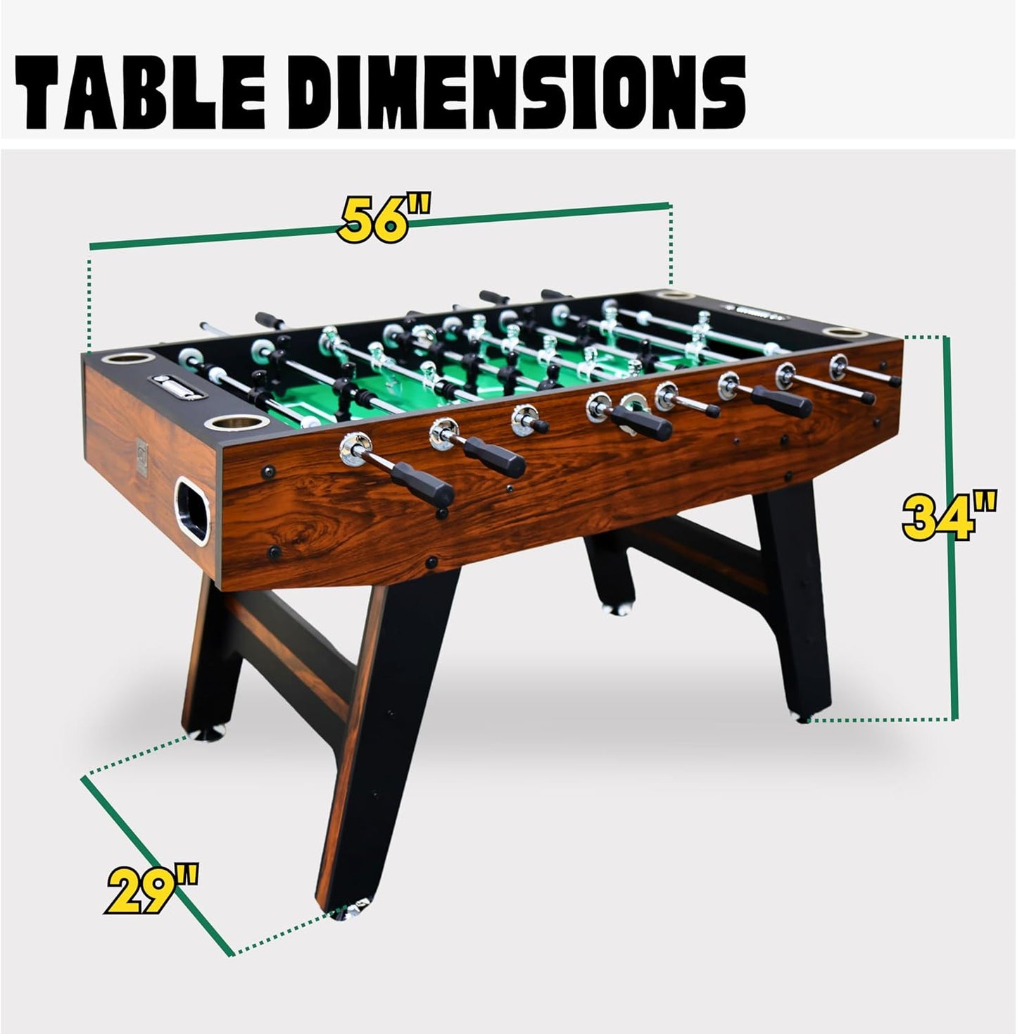 56" Pro Foosball Table – Game Room