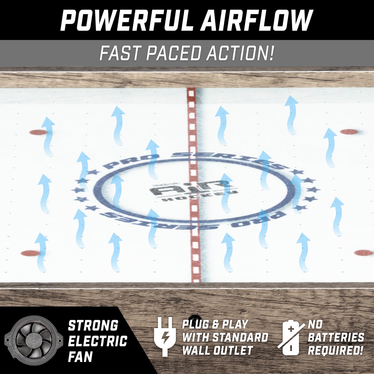 GoSports 40" Tabletop Air Hockey – AC Powered
