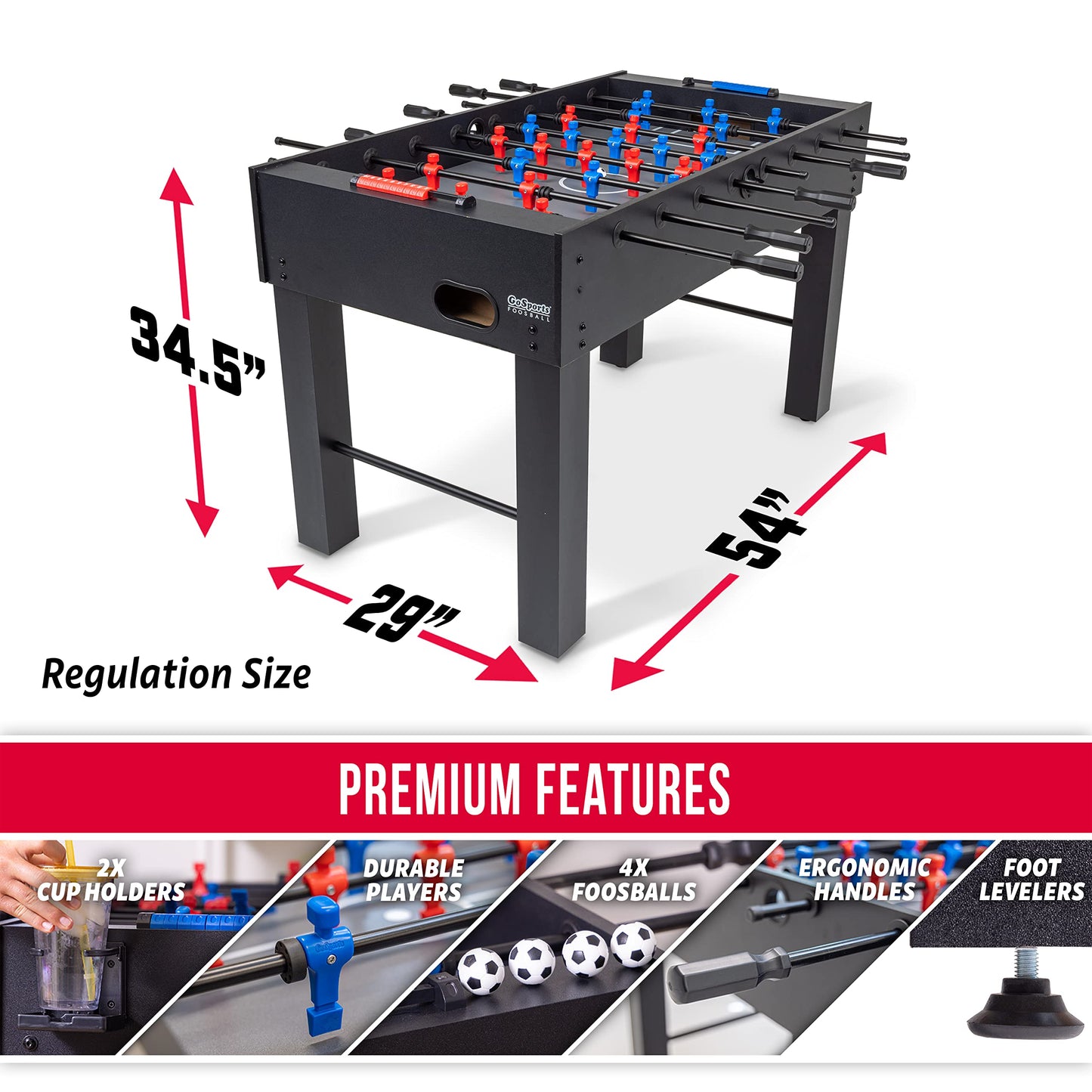 GoSports 54" Foosball Table