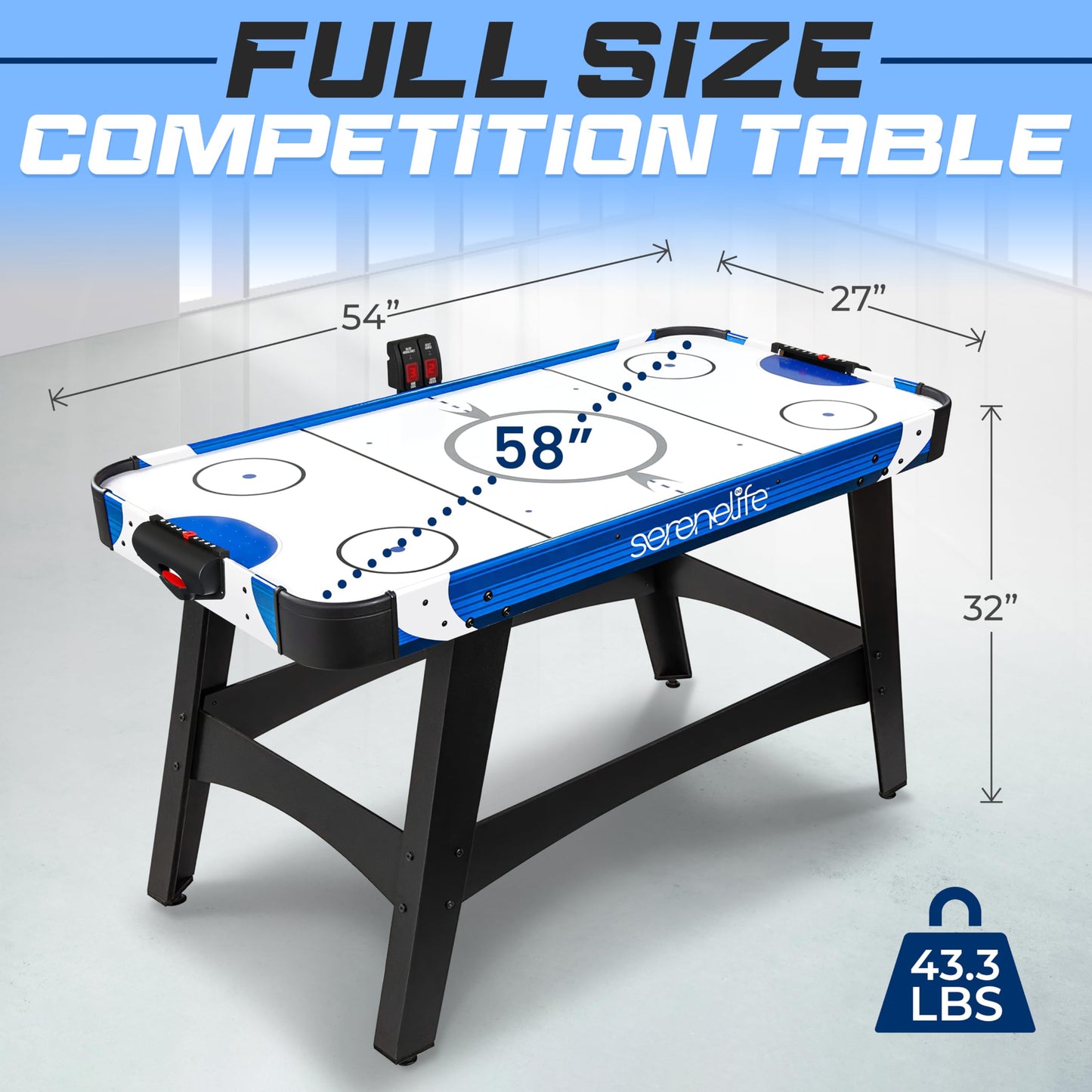 SereneLife 54" Air Hockey Table