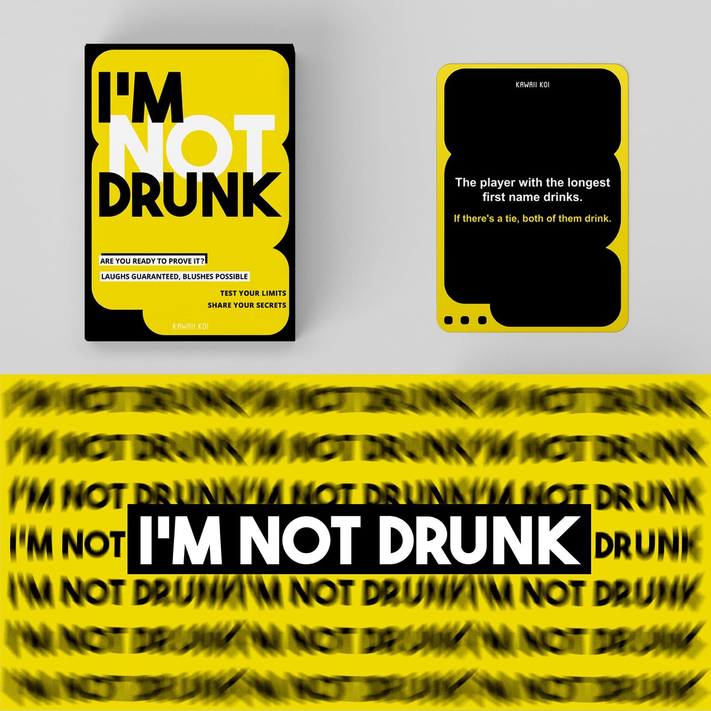 I'M NOT DRUNK – Party Drinking Game