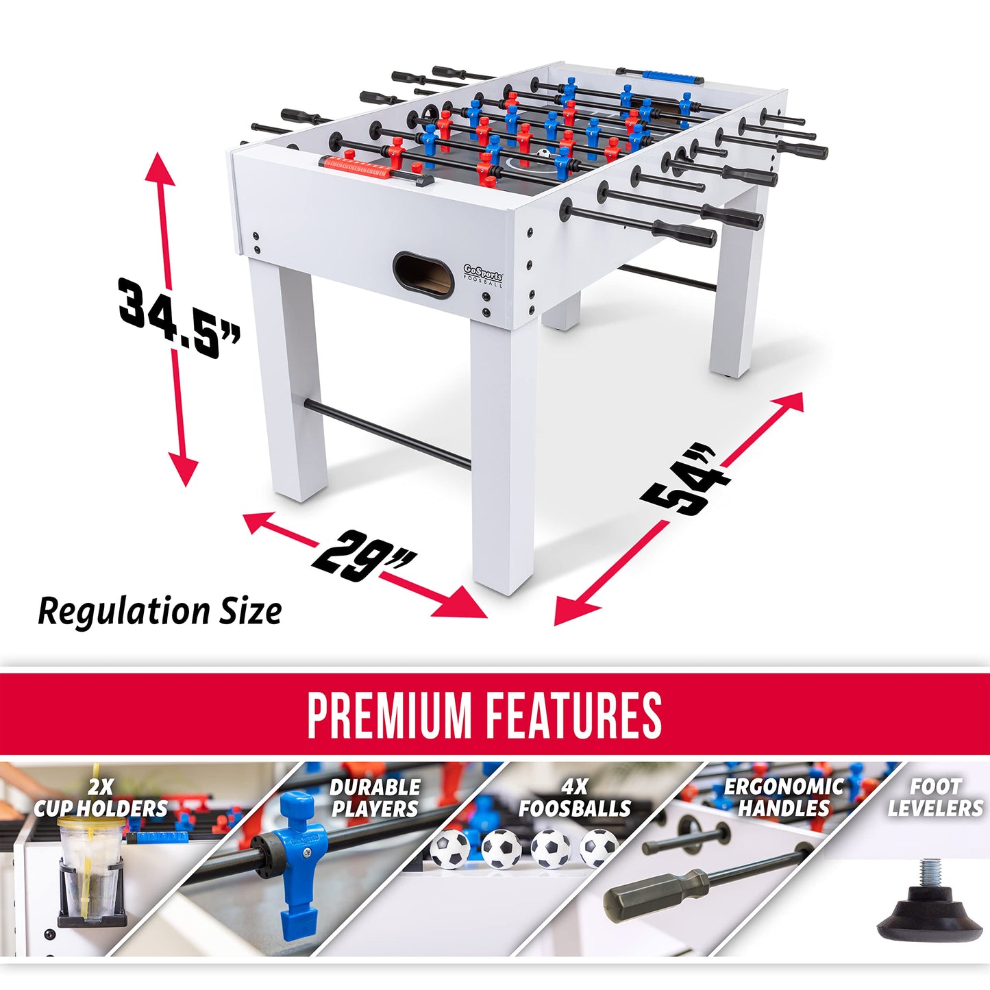 GoSports 54" Foosball Table