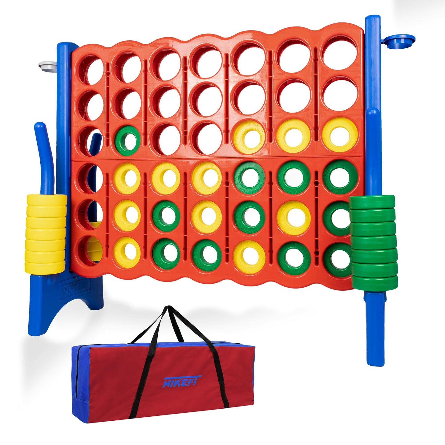 Jumbo 4-in-Row Game Set – 42 Rings