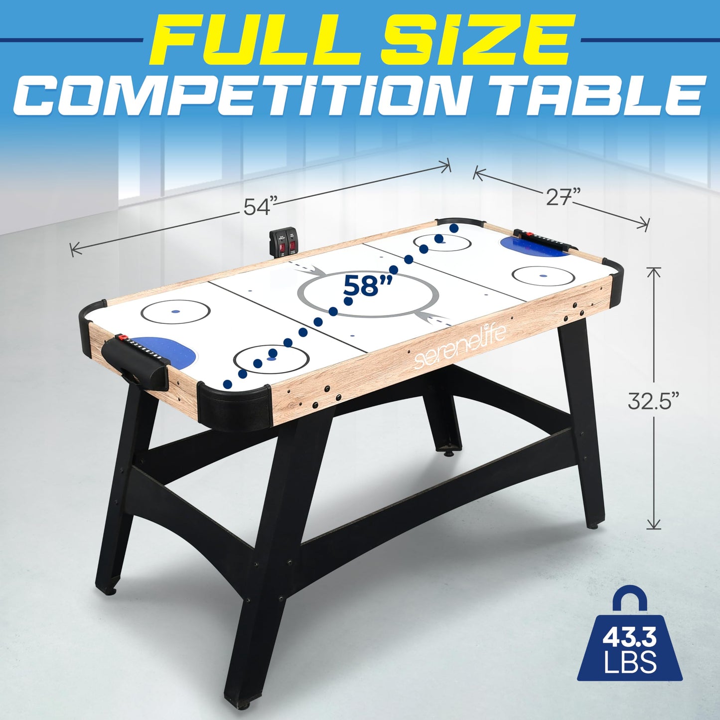 SereneLife 54" Air Hockey Table