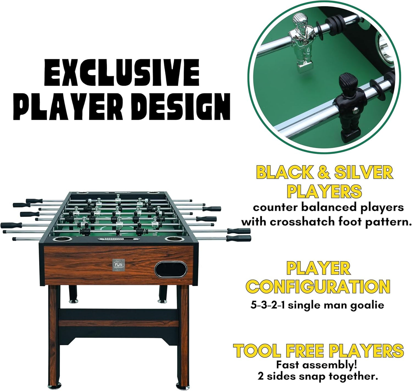 56" Pro Foosball Table – Game Room