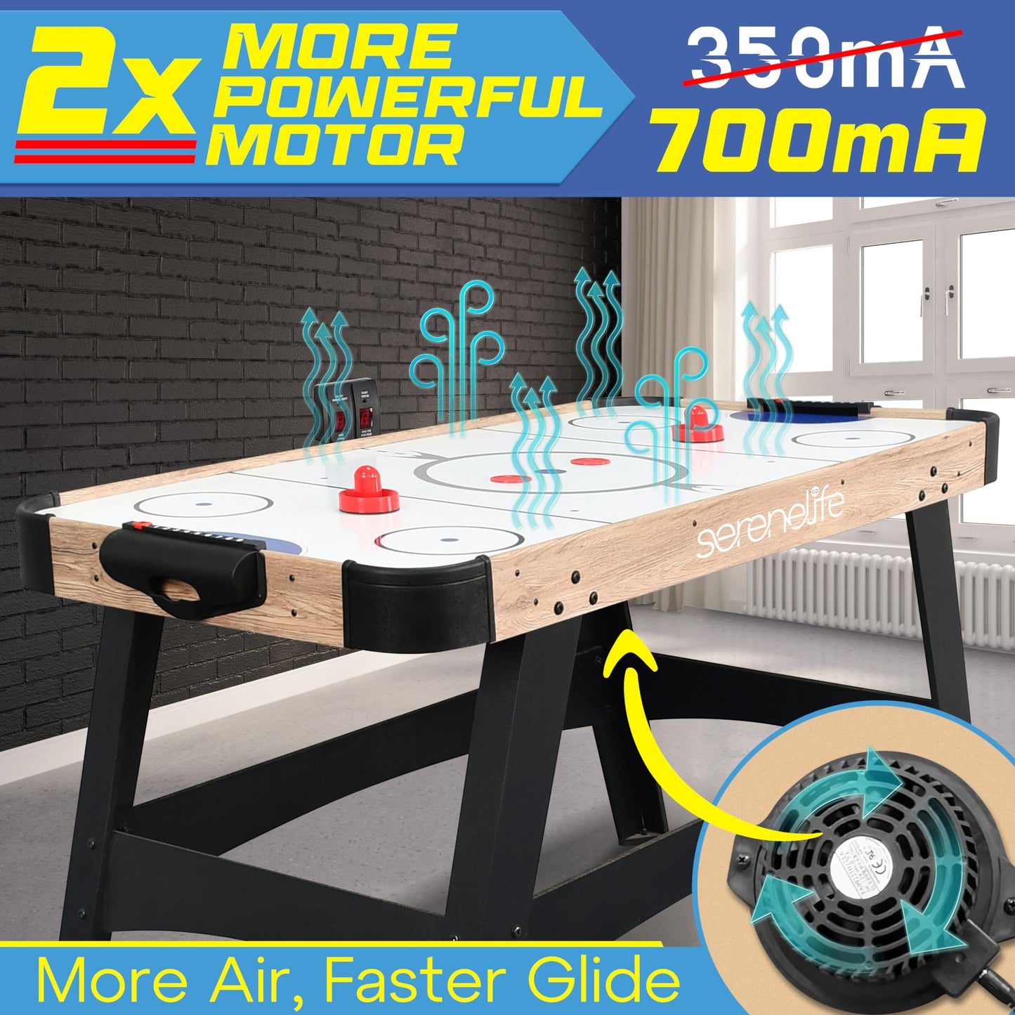 SereneLife 54" Air Hockey Table