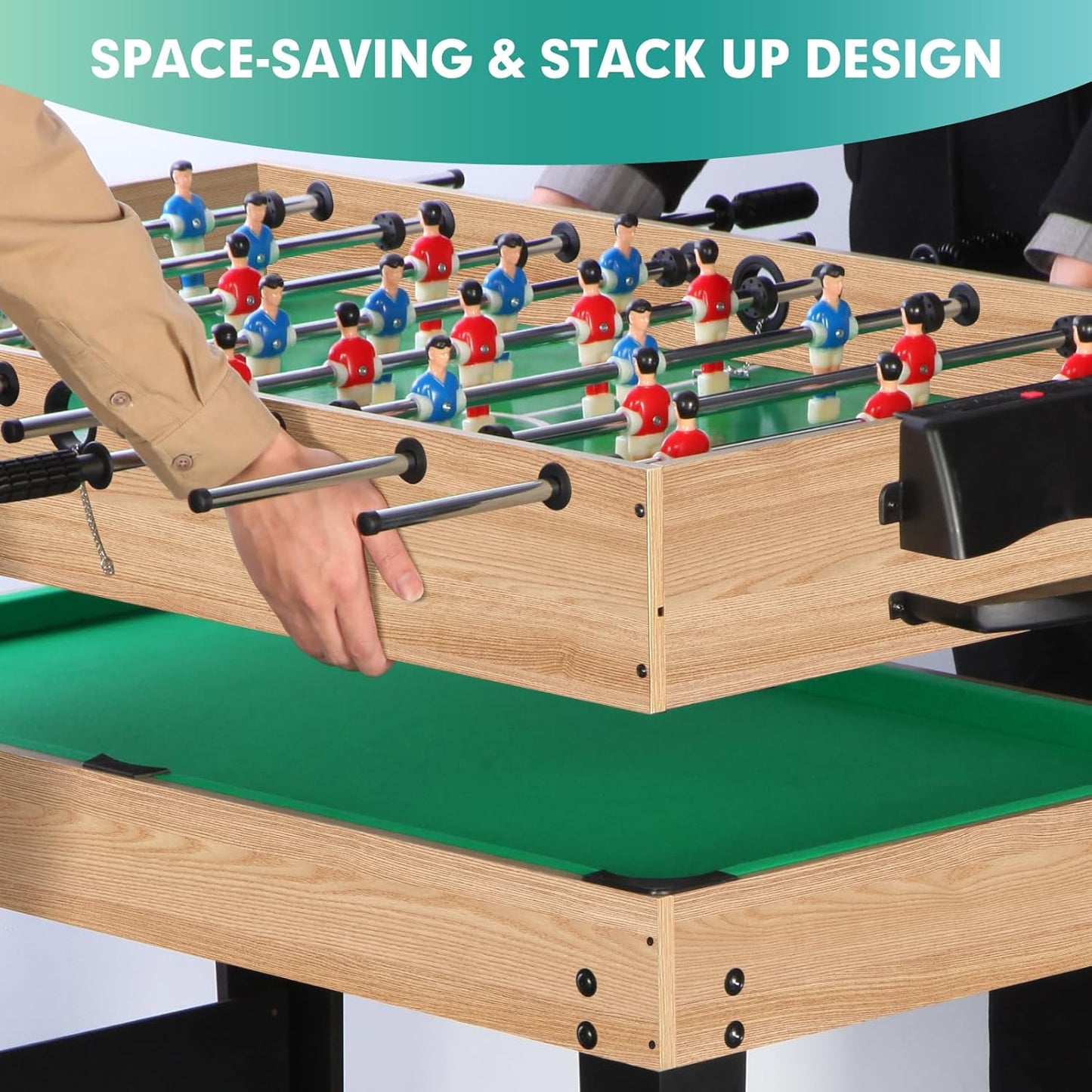 12-in-1 Wooden Multi Game Table