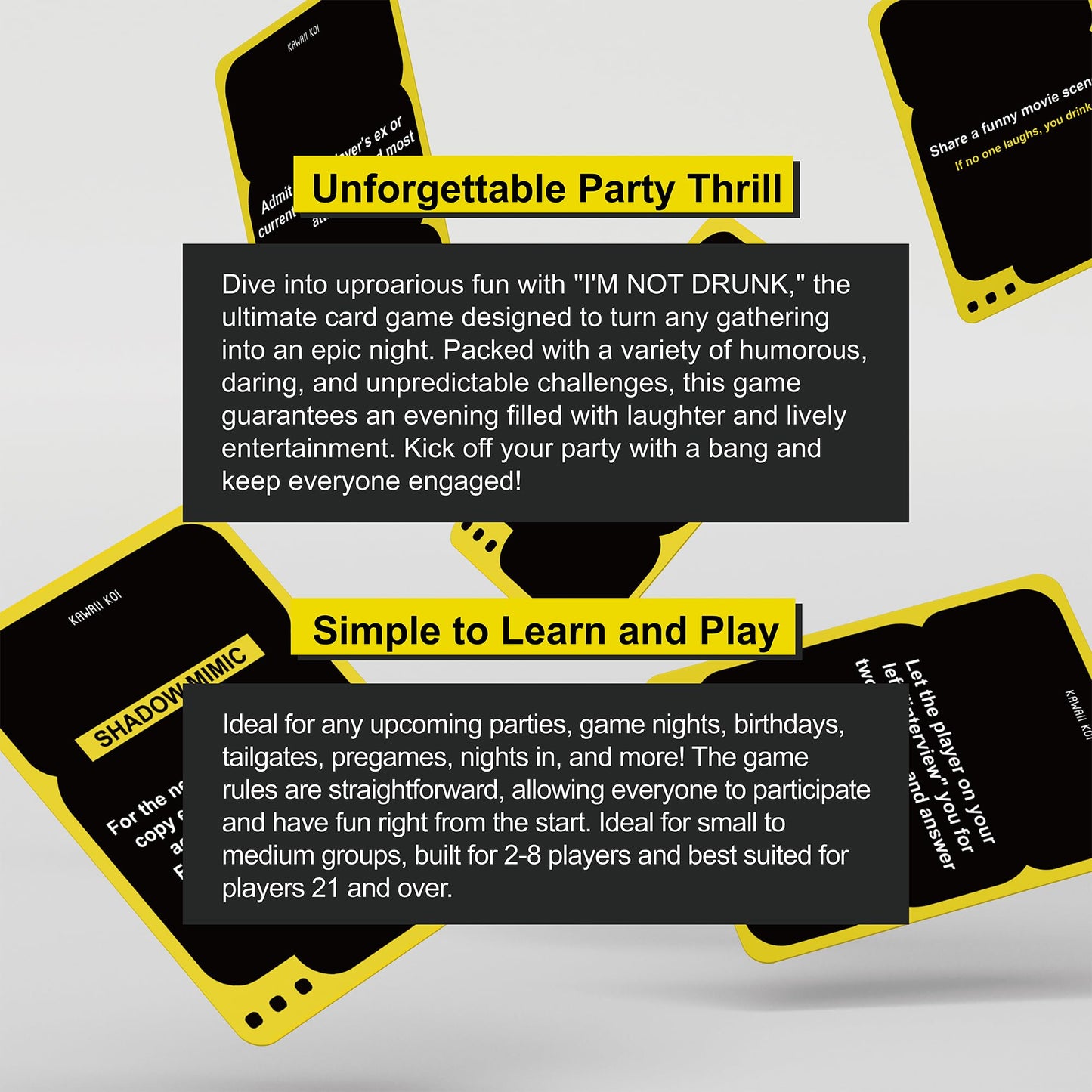 I'M NOT DRUNK – Party Drinking Game