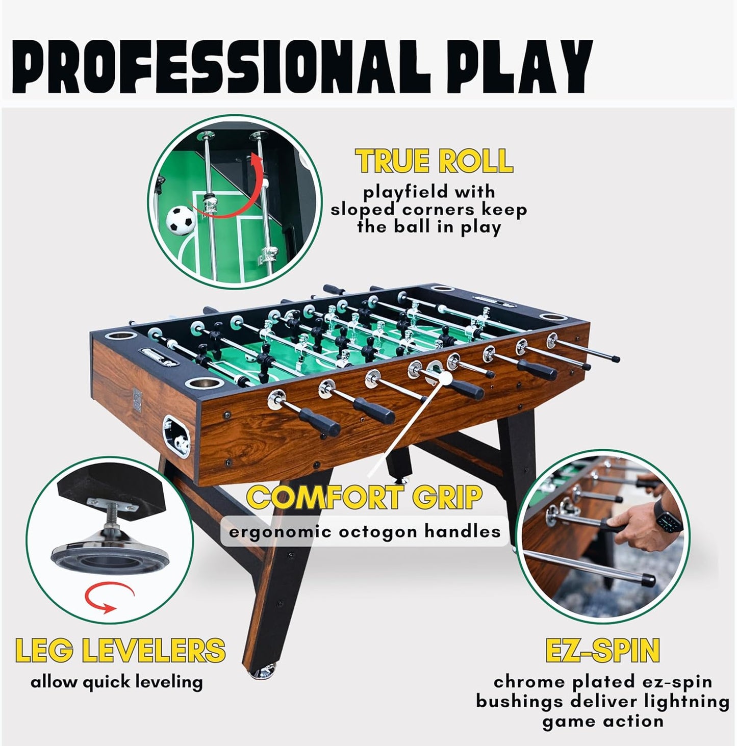 56" Pro Foosball Table – Game Room