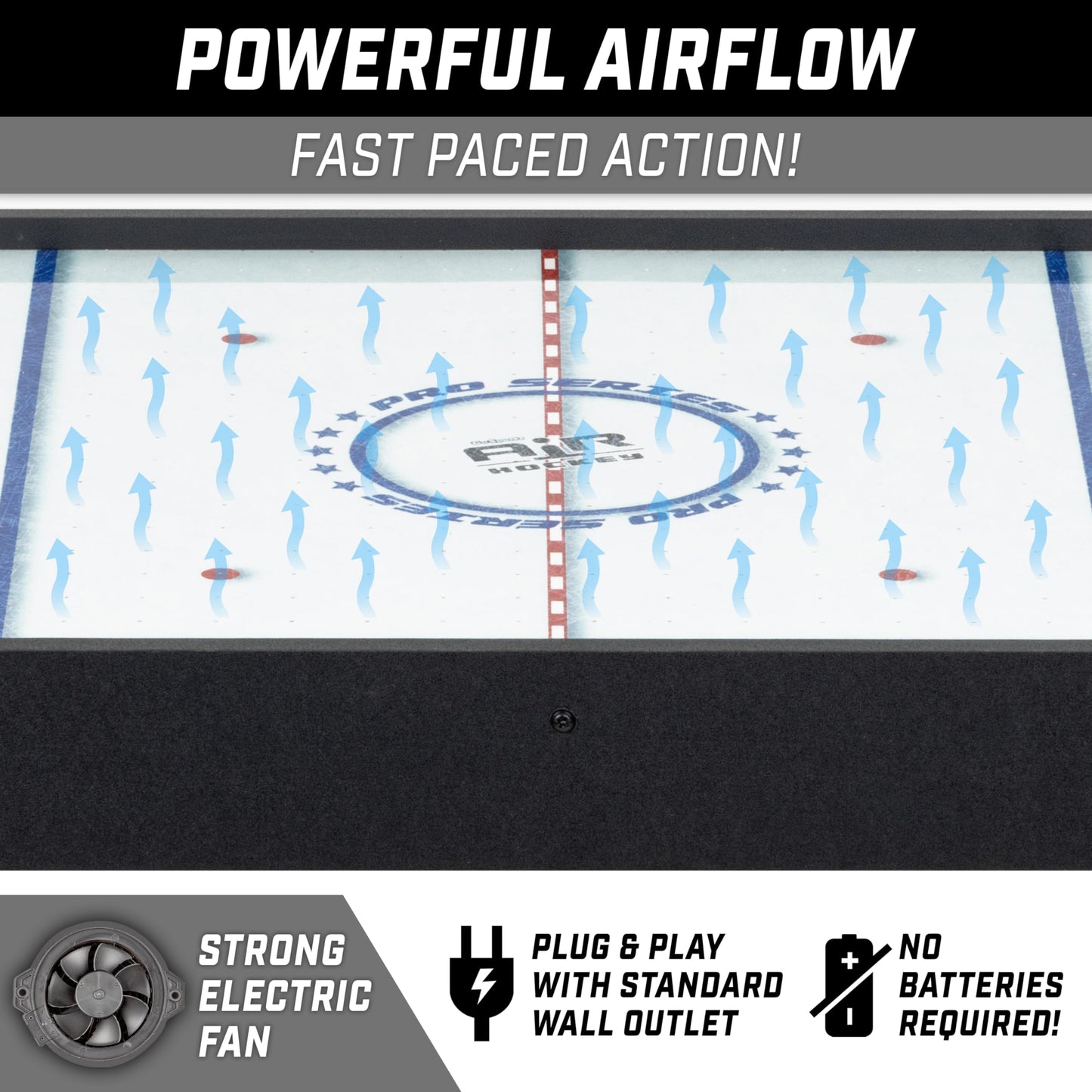GoSports 40" Tabletop Air Hockey – AC Powered