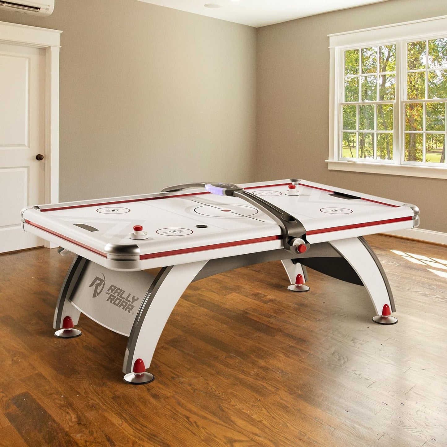 Air Hockey 84 Inch Table with LED Scorer, Indoor Arcade Game