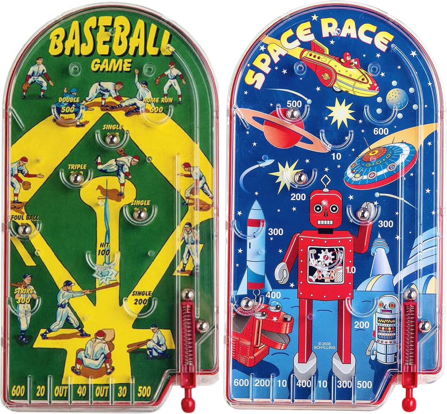 Schylling 10" Pinball 2-Pack
