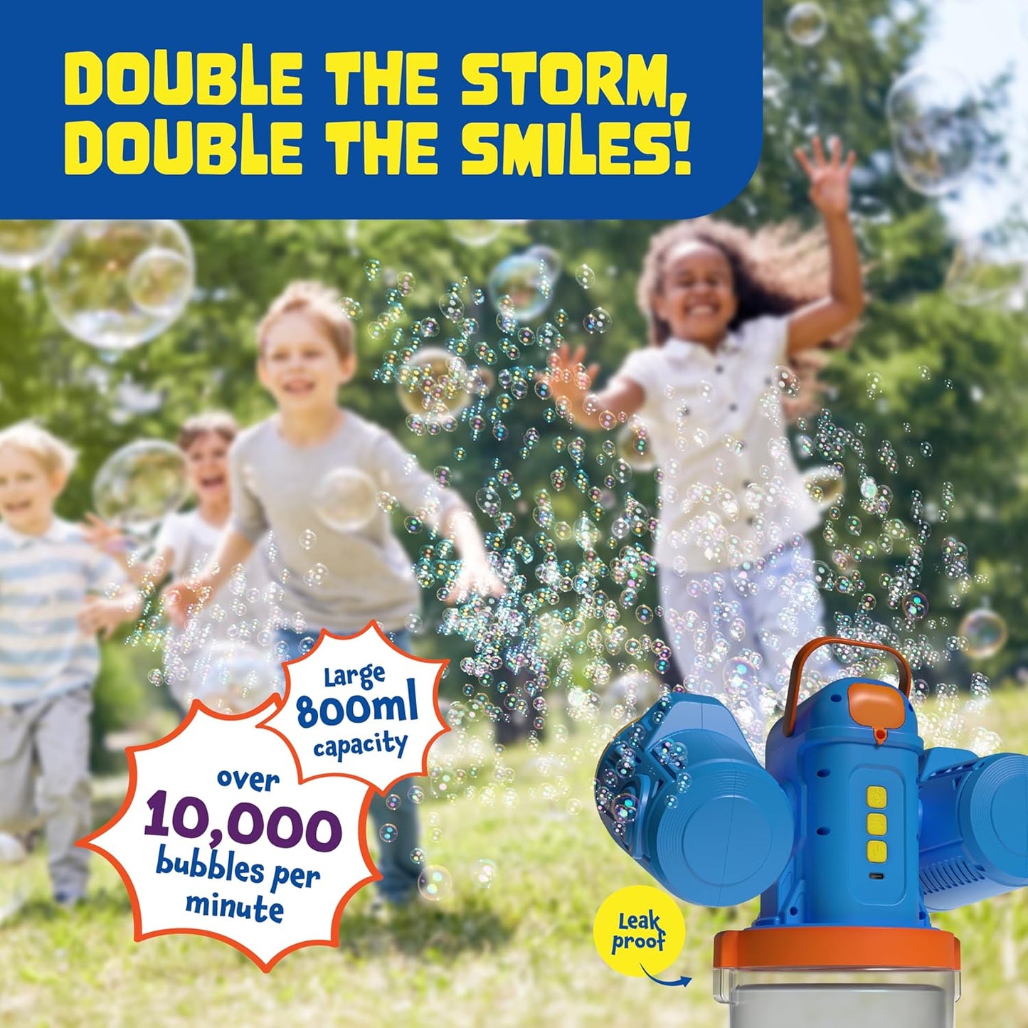 Bubble Machine for Kids – Rechargeable