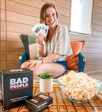 BAD PEOPLE Party Game – Adult Cards