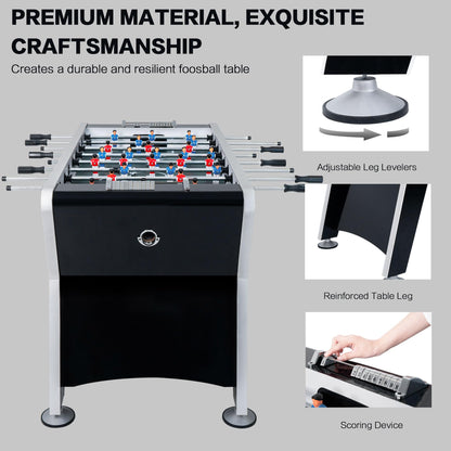 58" Foosball Table – Indoor Soccer Game