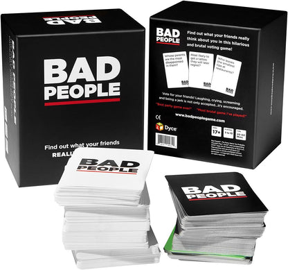 BAD PEOPLE Party Game – Adult Cards