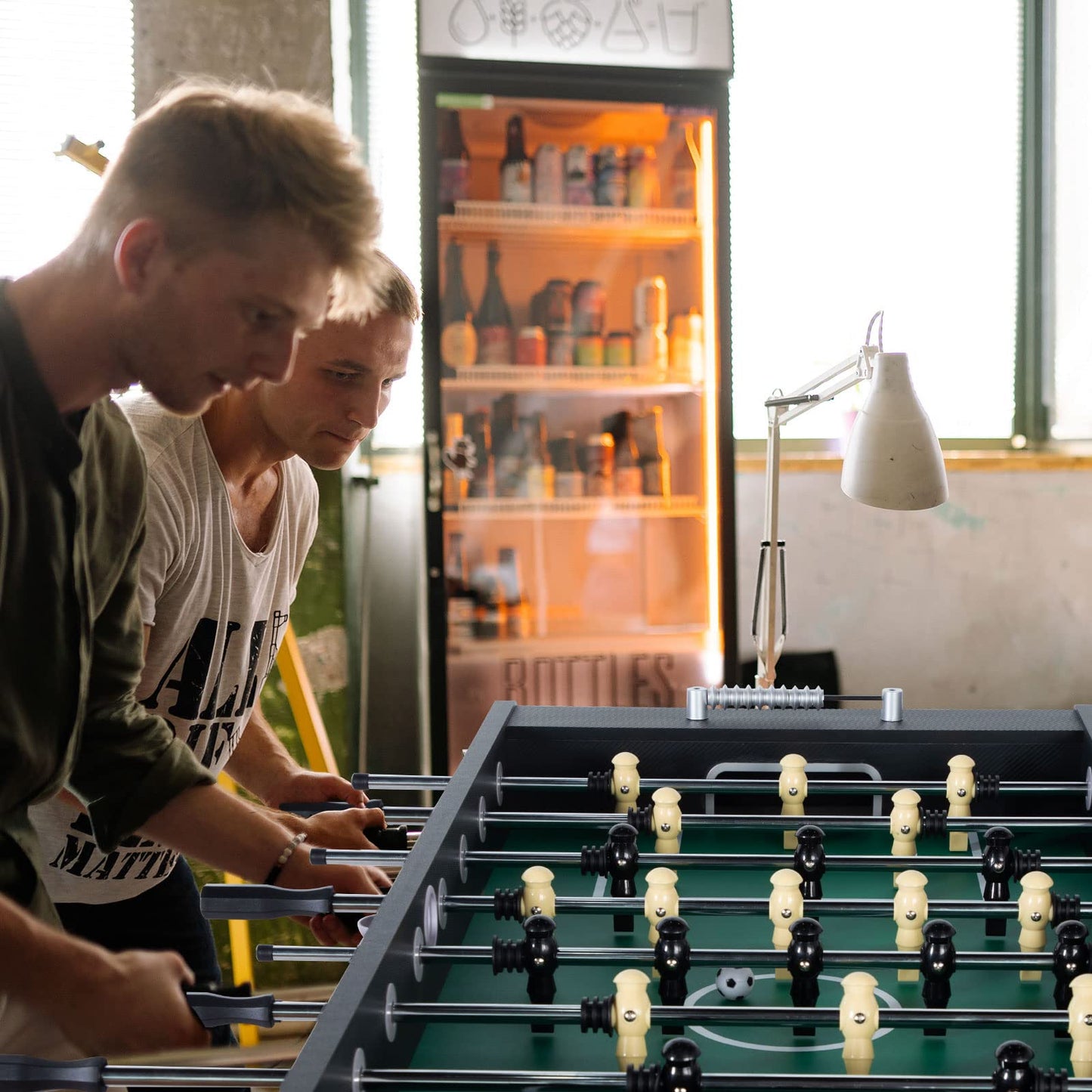 Full-Size Foosball Table with 2 Balls