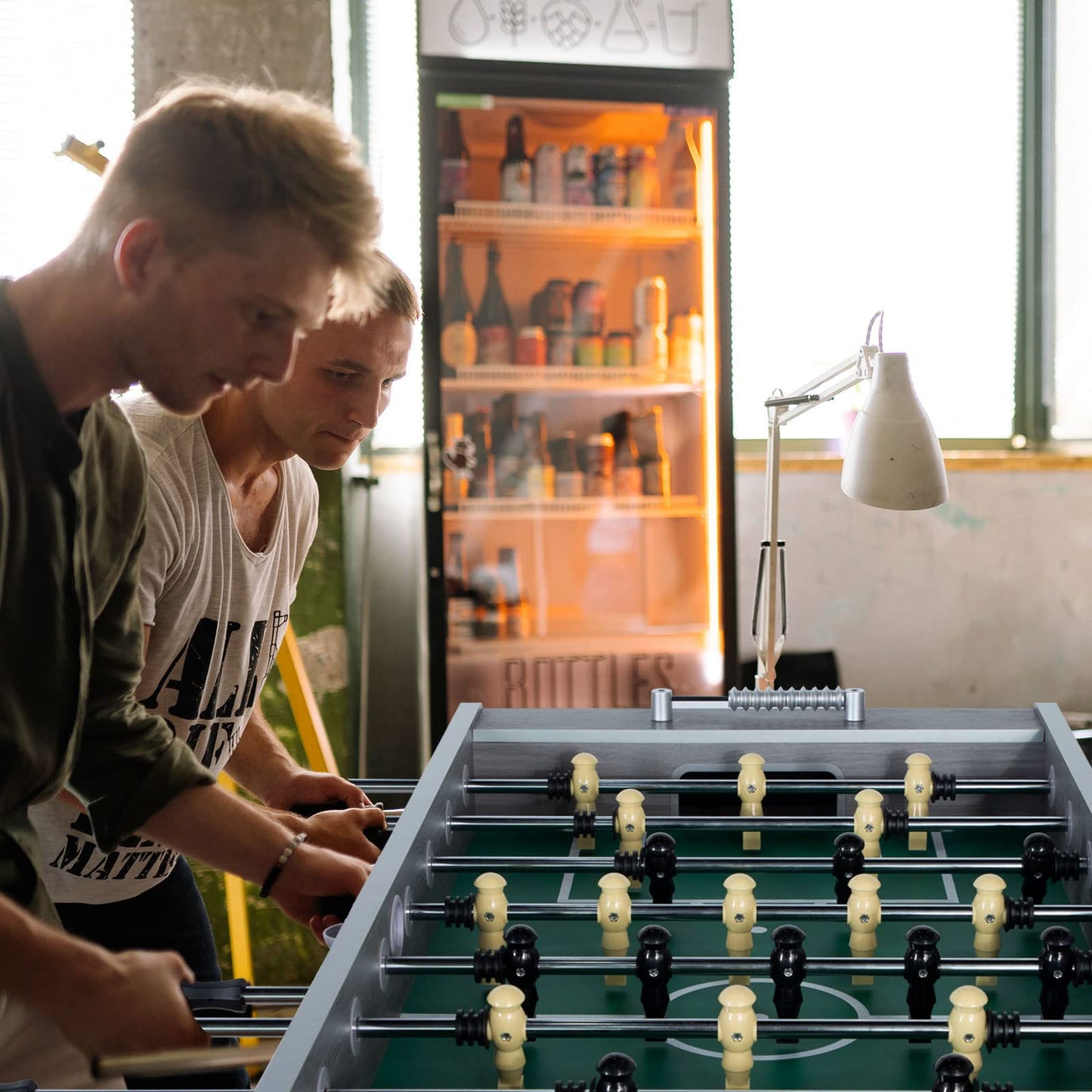Full-Size Foosball Table with 2 Balls