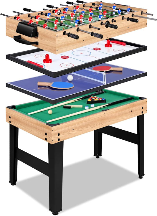 12-in-1 Wooden Multi Game Table