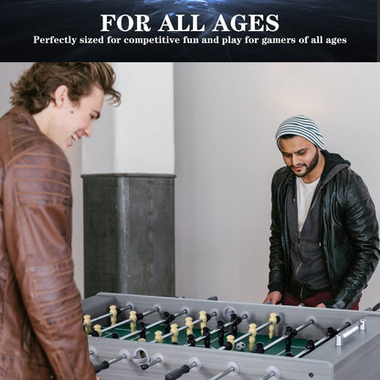 Full-Size Foosball Table with 2 Balls