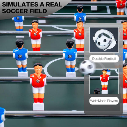58" Foosball Table – Indoor Soccer Game