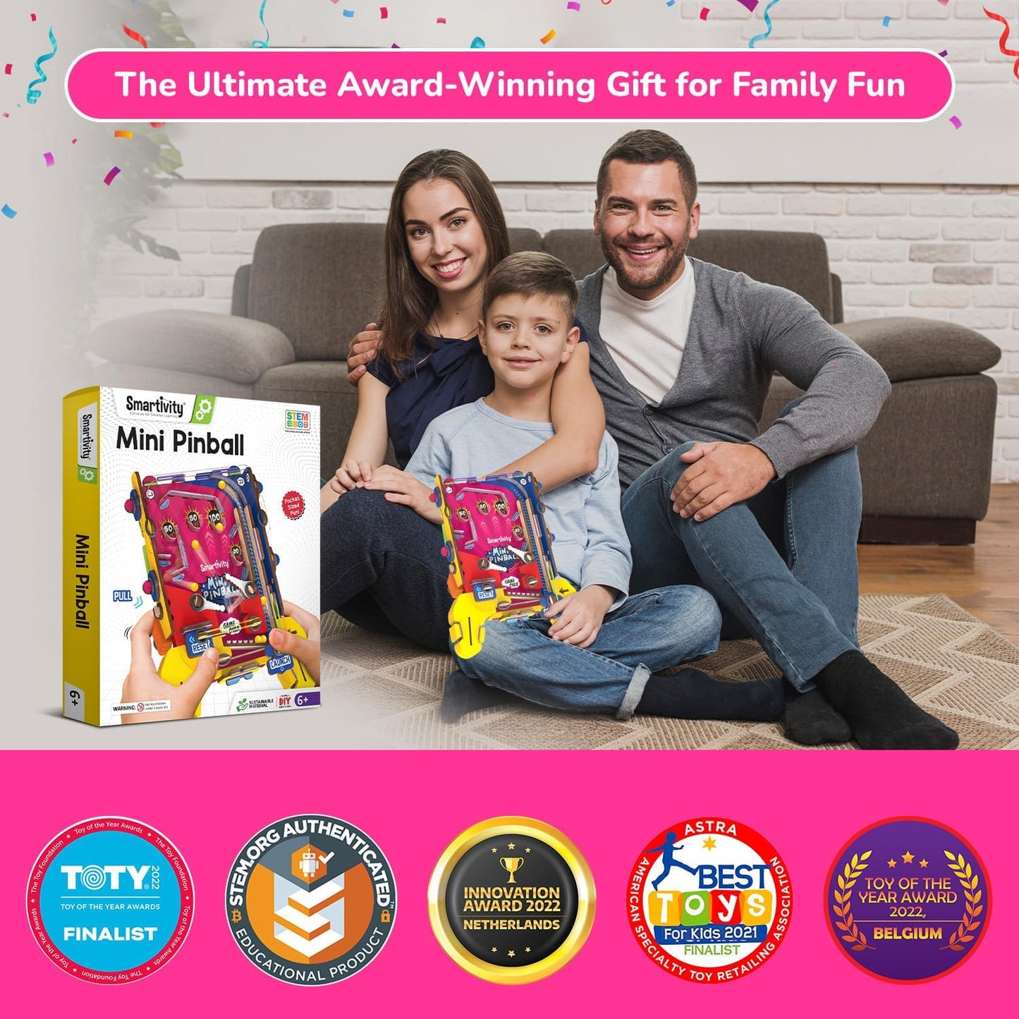 Smartivity DIY Pocket Pinball for Kids 6-12