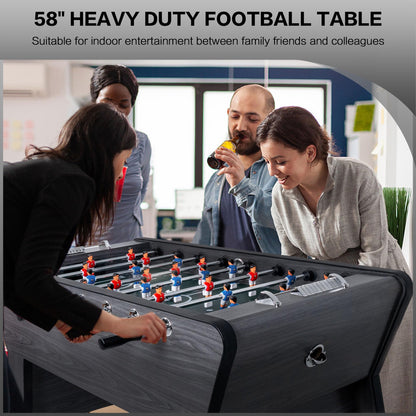 58" Foosball Table – Indoor Soccer Game