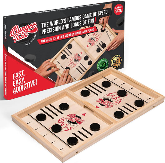 Fast Sling Puck – Fun Wooden Game for All