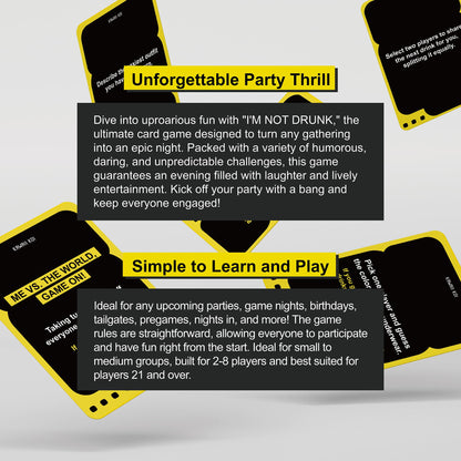 I'M NOT DRUNK – Party Drinking Game