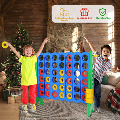Jumbo 4-in-Row Game Set – 42 Rings
