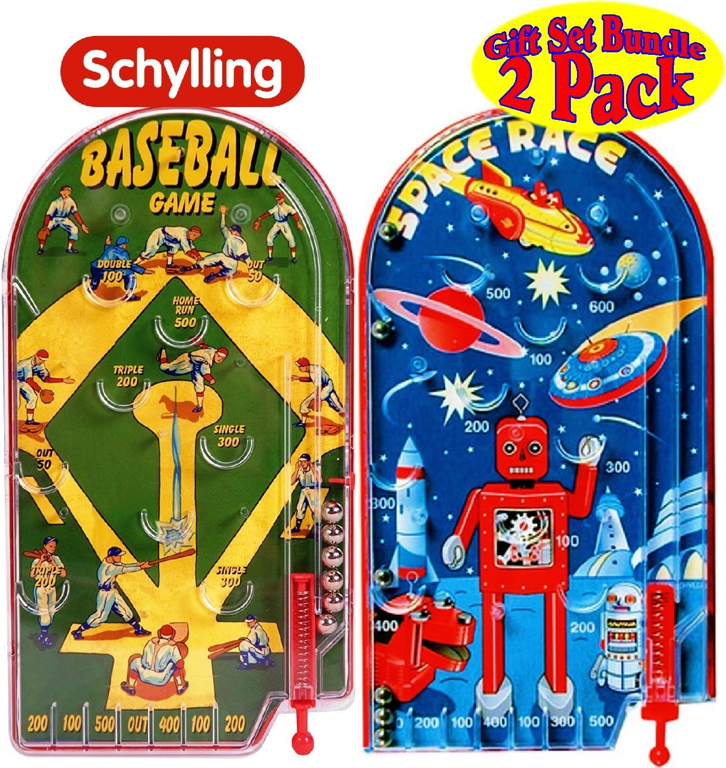 Schylling 10" Pinball 2-Pack