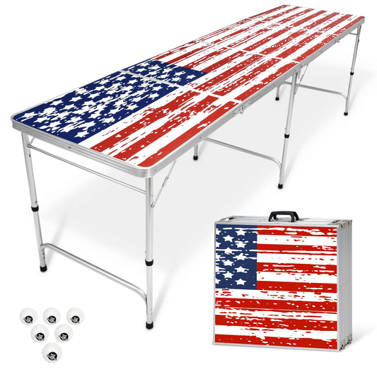 GoPong 8ft Portable Beer Pong Table