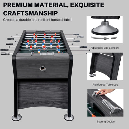 58" Foosball Table – Indoor Soccer Game
