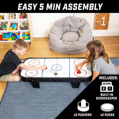 GoSports 40" Tabletop Air Hockey – AC Powered